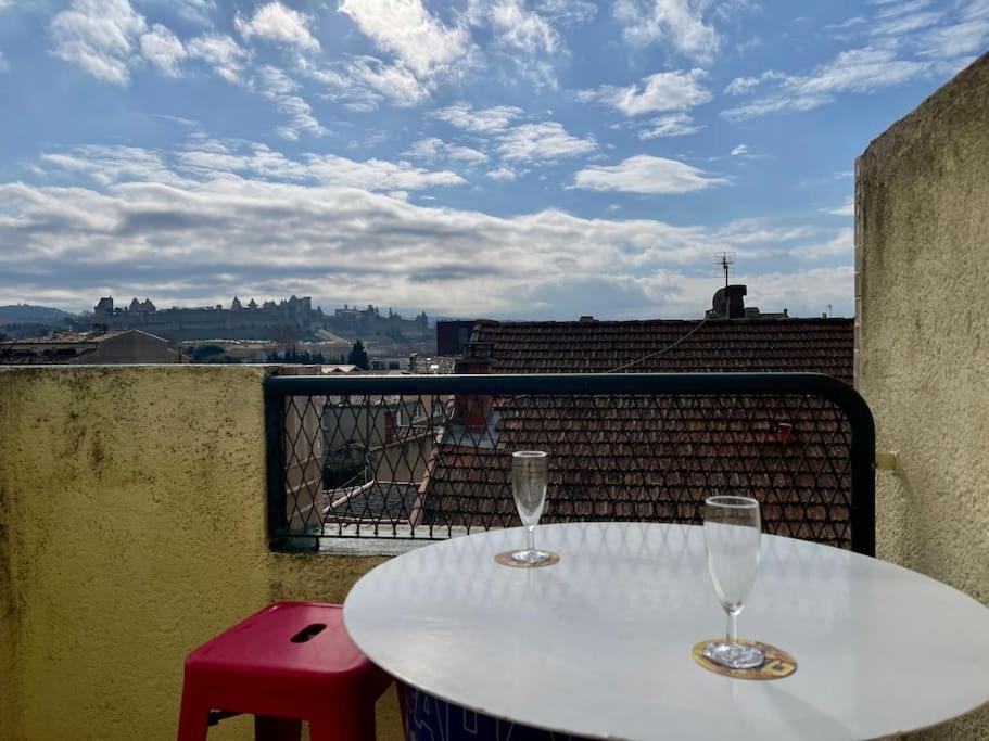 Duplex 70M2 - Vue Cite Medievale - Parking Gratuit Каркассон Экстерьер фото