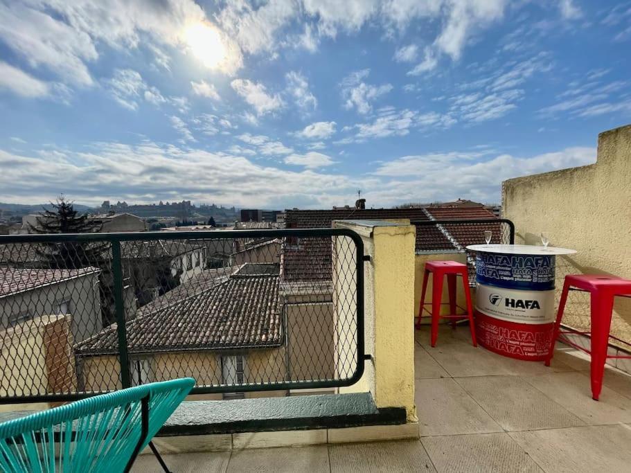Duplex 70M2 - Vue Cite Medievale - Parking Gratuit Каркассон Экстерьер фото
